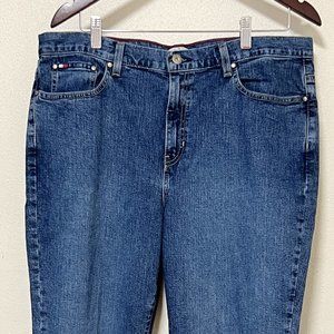 Tommy Hifliger Hipster Boot style jeans, size 14, pre-owned